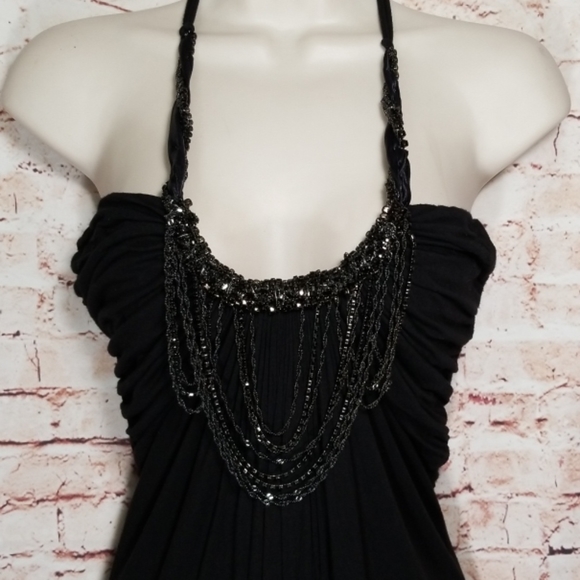 ❤ Sky | Beaded Halter Top - Picture 2 of 8